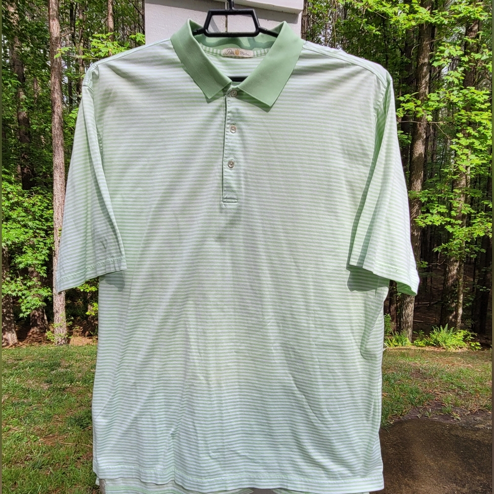 Peter Millar Striped Polo Shirt XXL